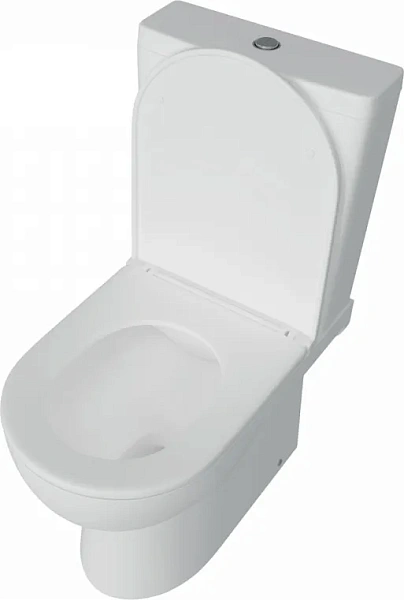 Унитаз-компакт Watersense Alina W00091 напольный безободковый с микролифтом фото 10