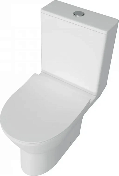 Унитаз-компакт Watersense Belinda W00136 напольный безободковый с микролифтом фото 5