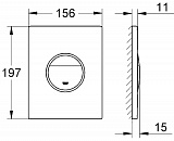 Смывная клавиша для унитазов Grohe Ondus 38766000 фото 4