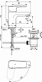 Смеситель Ideal Standard Ceraplan lll BC566AA для раковины с донным клапаном фото 2