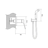 Гигиенический душ Shevanik S43G S4305G фото 3
