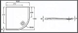 Ультратонкий душевой поддон Jacob Delafon Odeon Up 100x100 N123K-00 фото 2