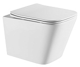 Унитаз Azario Teramo AZ-0052-UQ1 подвесной безободковый с сиденьем микролифт фото 2