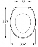 Крышка-сиденье Gustavsberg Saval 2.0 8780S101 с микролифтом фото 2