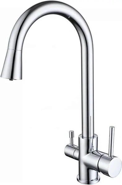 Смеситель Aquatek Вега AQ1085CR для кухонной мойки фото 1