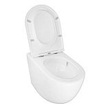Унитаз Azario Grado AZ-2141D-UQ1 приставной безободковый с сиденьем микролифт фото 4
