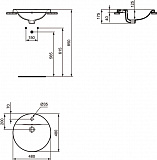 Раковина Ideal Standard Connect 48 см E504201 фото 2