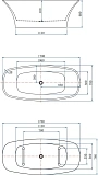 Акриловая ванна Aquanet Family 88778-MW 170x78 с панелью фото 4