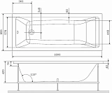 Каркас для ванн 180x70 AM.PM Gem W93A-180-070W-R с монтажным набором фото 2