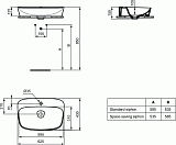 Раковина Ideal Standard Dea 62 см T0445MA фото 4