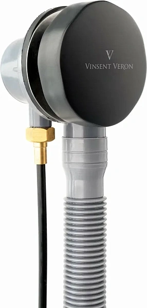 Слив-перелив Vinsent Veron VB150.520B полуавтомат черный матовый фото 2