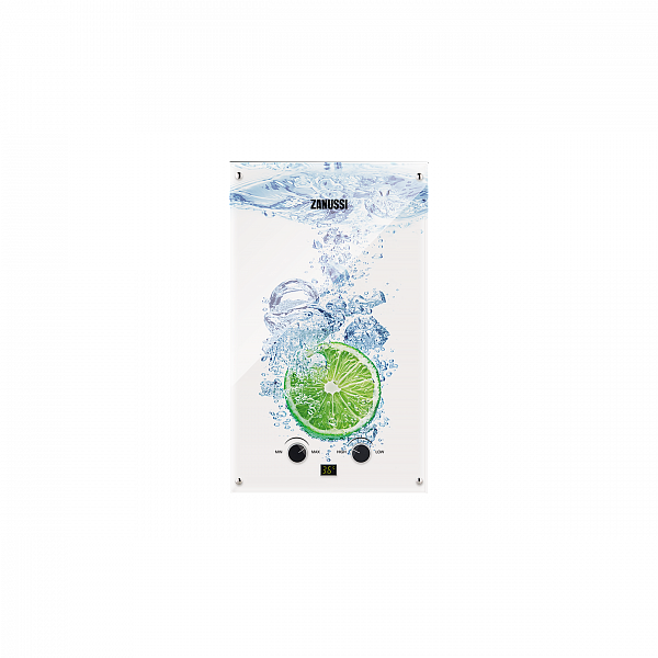 Газовая колонка Zanussi GWH 10 Fonte Glass Lime фото 1