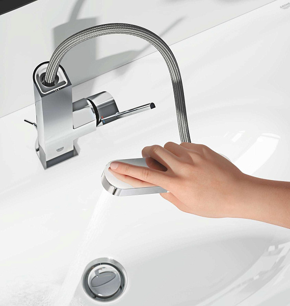 Смеситель Grohe Plus 23843003 для раковины с донным клапаном фото 2