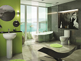 Унитаз-компакт Sanita Luxe Art WC.CC/Art/2-DM/WHT.G/S1 напольный с сиденьем микролифт фото 5