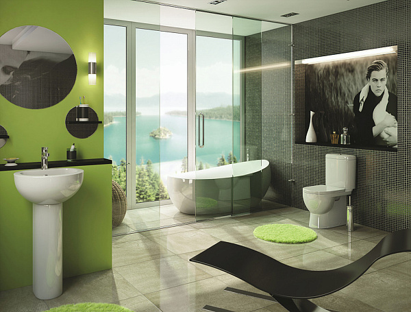 Унитаз-компакт Sanita Luxe Art WC.CC/Art/2-DM/WHT.G/S1 напольный с сиденьем микролифт фото 5