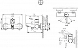 Смеситель Bravat Palace F6172217CP-01-RUS для ванны с душем фото 2