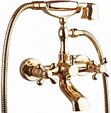Смеситель Kaiser Carlson Style 44222-3/44223-3 GOLD для ванны с душем фото 1