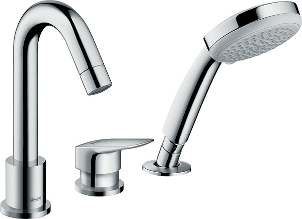 Смеситель Hansgrohe Logis 71313000 на борт ванны фото 1