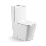 Унитаз-компакт напольный Iberica Blanca Toledo IB.TLD.121.1B1 безоободковый с микролифтом фото 1