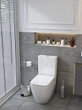 Унитаз-компакт Watersense Mandy Vortex W01855 напольный безободковый с микролифтом фото 8