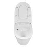 Унитаз Creo Ceramique CR1100NR подвесной безободковый с сиденьем микролифт фото 4