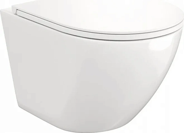 Унитаз Paomo Milana S PO-40102 подвесной безободковый с микролифтом фото 5