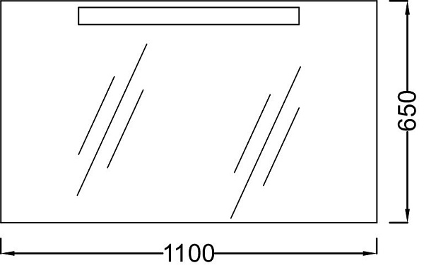 Зеркало с подсветкой Presquile 110x65 Jacob Delafon EB1110-NF фото 3