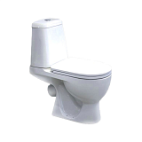 Унитаз-компакт Sanita Luxe WC.CC/Max/2-DM/WHT.G/S1 напольный с сиденьем микролифт фото 1