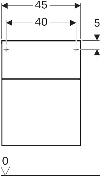 Тумба Geberit iCon 45 см 841047000 фото 5