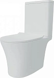 Унитаз-компакт Watersense Belinda Pro W00119 напольный безободковый с микролифтом фото 7