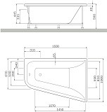 Акриловая ванна Am.Pm Inspire 160x100 W5AA-160R100W-A64 правая фото 2