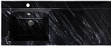 Раковина-столешница Runo SoloGrande Gamma 120 УТ000003589 правая черный мрамор фото 1