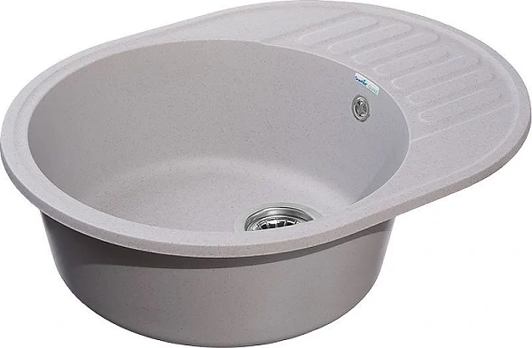 Мойка для кухни GranFest Quarz 60 см 58 серый фото 1