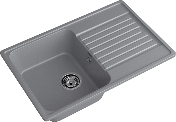 Мойка для кухни GranFest Quarz 78 темно-серый 75 см фото 2