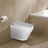 Унитаз Azario Atrio AZ-2330 подвесной безободковый с сиденьем микролифт фото 14