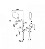 Смеситель Nobili Lamp MP119400CR для кухонной мойки фото 3