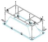 Каркас для ванны Cezares 150x70 EMP-150-70-MF-R фото 2