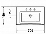 Раковина Duravit 2ND Floor 0491600000 60 см фото 8