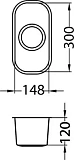 Мойка для кухни Alveus Variant 15 см 1079965 фото 3