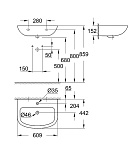 Раковина Grohe Bau Ceramic 60 см 39421000 фото 2