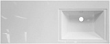 Тумба с раковиной Style Line Даллас 130 напольная с 3-мя ящиками белая правая фото 8