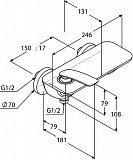 Смеситель Kludi Balance 527108775 для душа фото 2