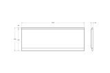 Фронтальная панель для акриловой ванны Cezares Eco 155 см ECO-155-F-SCR-W37 с комплектом креплений фото 2