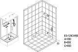 Душевая кабина Esbano Elegancia ESKB129CKRBR фото 3
