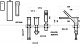 Смеситель Bravat Phillis F556101C-2-ENG на борт ванны фото 5