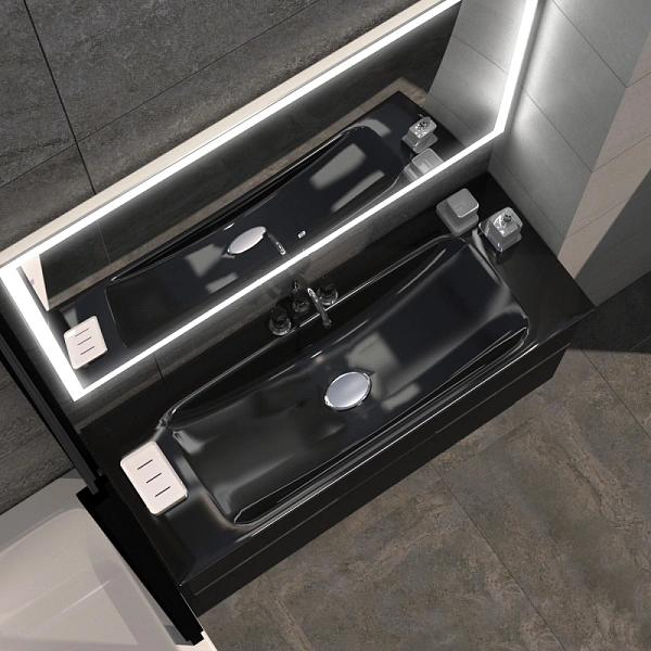 Зеркало Mixline Норма 80x120 4630104801492 с подсветкой фото 5