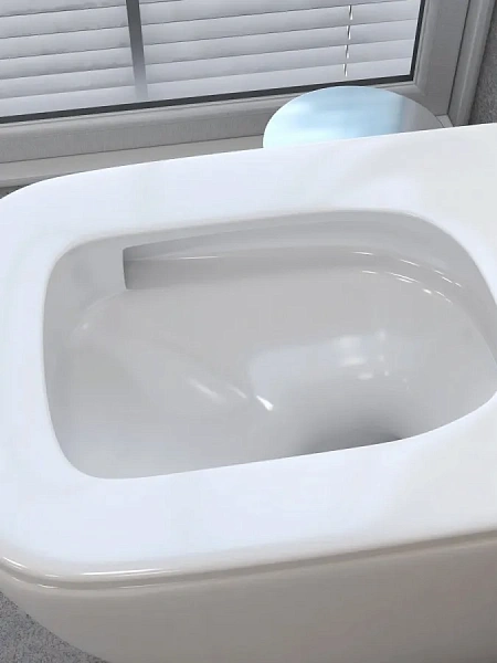 Унитаз-компакт Watersense Mandy Vortex W01855 напольный безободковый с микролифтом фото 10