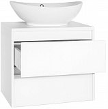 Мебель для ванной Style Line Монако 60 подвесная осина белая фото 4
