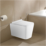 Унитаз Azario Mona AZ-0057 подвесной безободковый с сиденьем микролифт фото 1