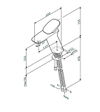 Комплект смесителей Am.Pm Spirit V2.0 F40970A00 для ванны с душем с душевым комплектом фото 4